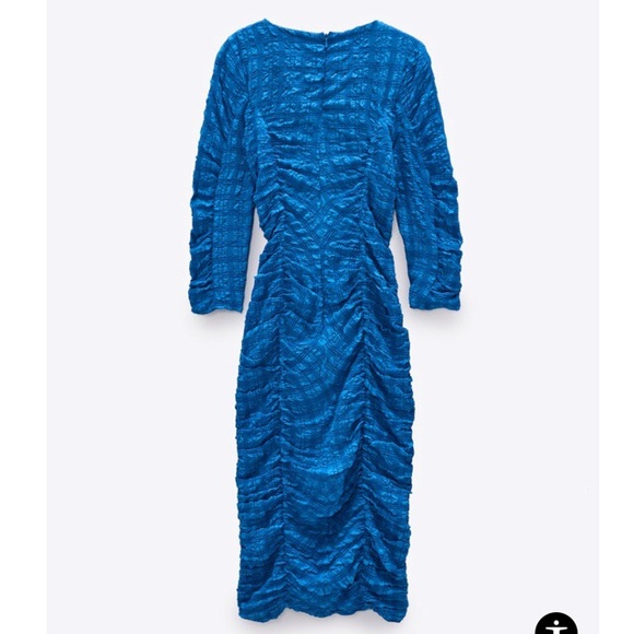 ZARA Textured Dress - Picture 2 of 6